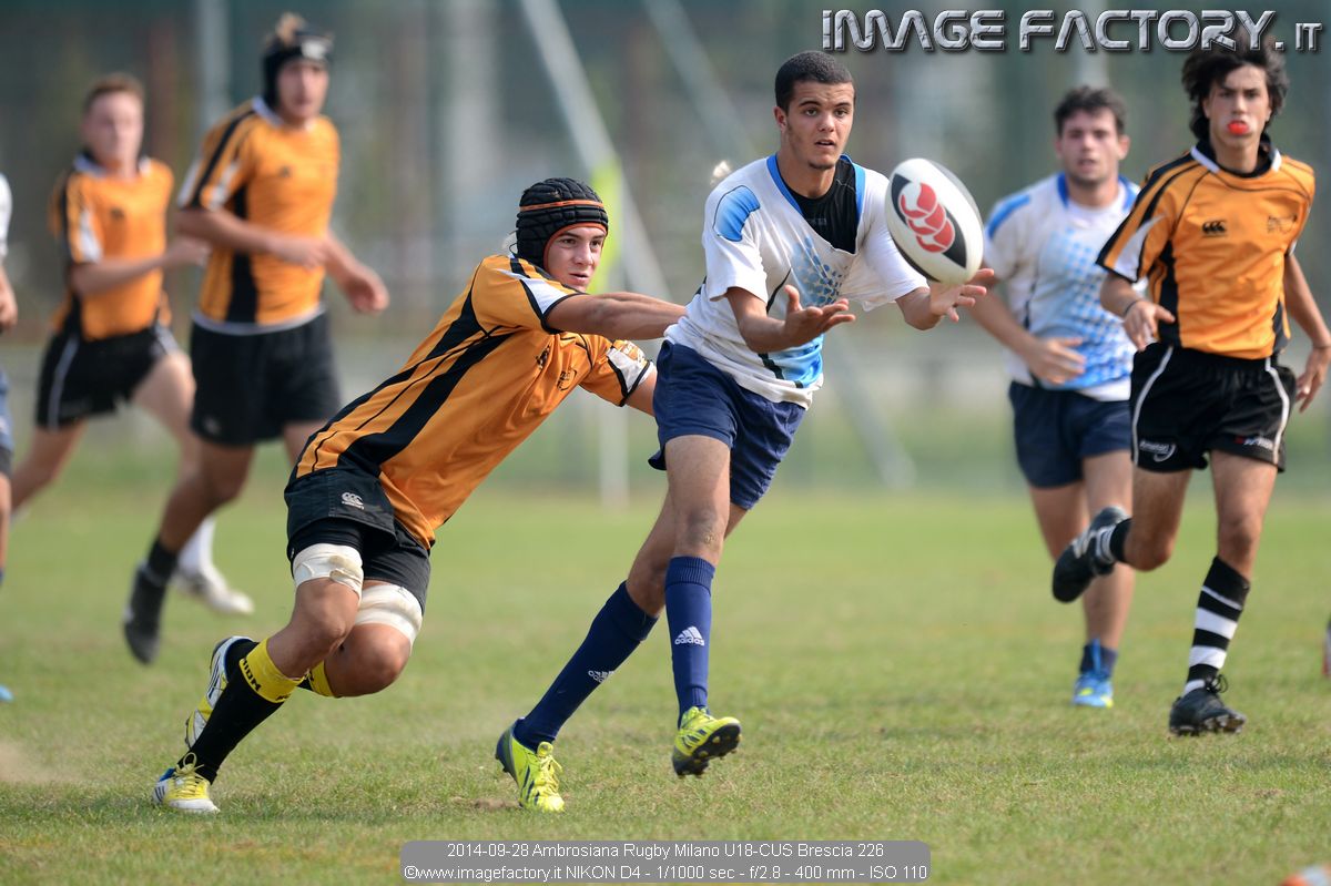 2014-09-28 Ambrosiana Rugby Milano U18-CUS Brescia 226